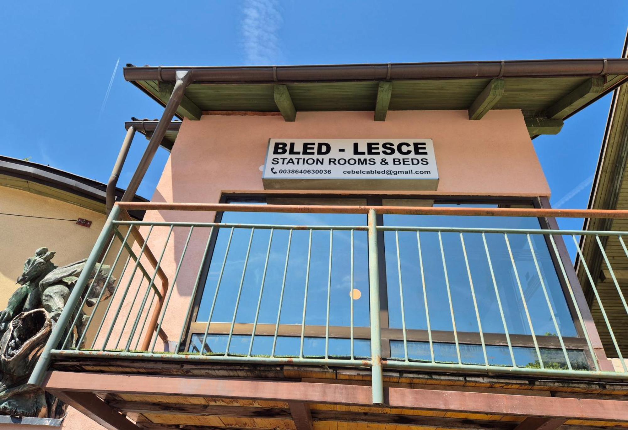 Bled Lesce Station Rooms And Beds Екстер'єр фото